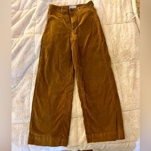 Everlane High Waisted Wide Leg Corduroys- Size 12